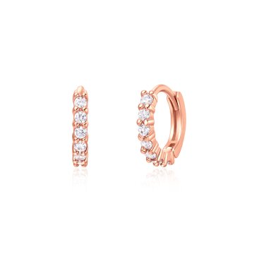 디유아모르 14K 골드핀 오니아 원터치 이어링 심플 귀걸이