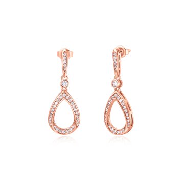 디유아모르 14K 골드핀 라플뤼 드롭 이어링 심플 귀걸이