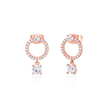 디유아모르 14K 골드핀 레브 미니 이어링 심플 귀걸이