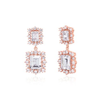 디유아모르 14K 골드핀 프레리 드롭 이어링 화사한 귀걸이