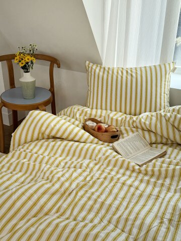 스테이 스트라이프 차렵이불 2color