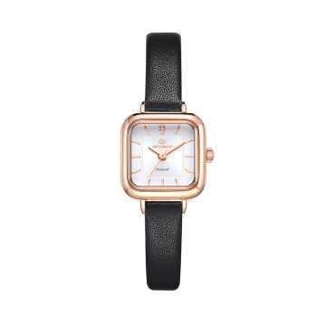 디유아모르 여성 가죽밴드시계  DAW6202L-RBK 다이아몬드 시계