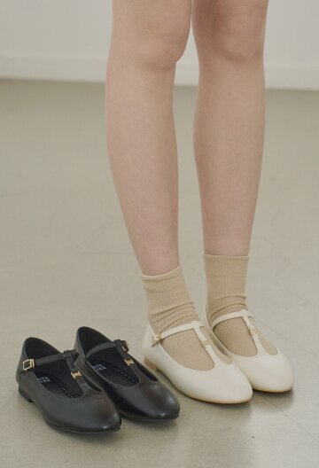 골드버클 티스트랩 플랫 HA2512