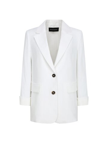 린넨 테일러드 싱글 투버튼 재킷 