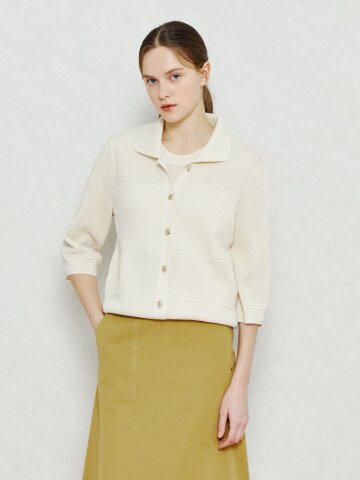 소프트 터치 클래식 메쉬 가디건 