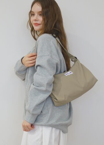 보니타 숄더 크로스백 - 베이지