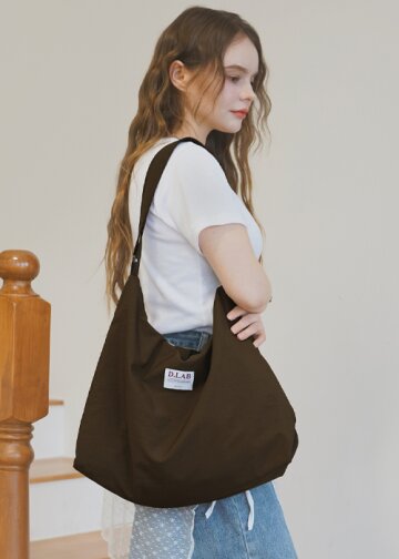 아토레 숄더 크로스백 - 다크브라운