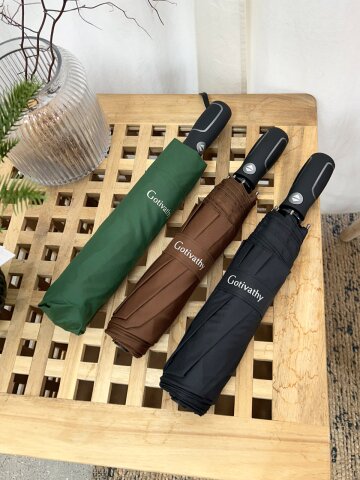 고티바쉬 미끄럼방지 대형 3단 완전자동우산 114cm
