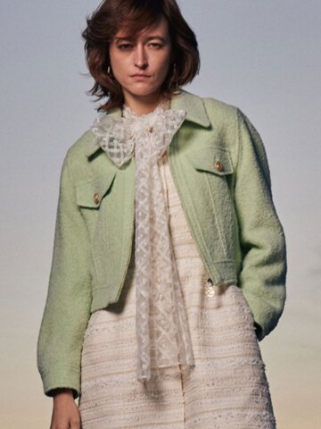 알파카 블랜드 부클 집업 점퍼_Y15YJU011