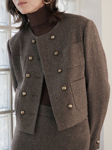 울 블랜드 버튼업 자켓_Y15YJU021