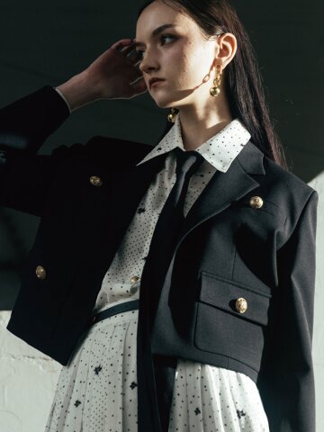 리미티드 테일러드 크롭 브레이저_Y15YJU071