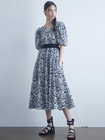 볼륨 퍼프 밴딩 드레스 _Y11YOL011