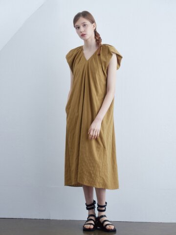 뉴트럴 백포인트 코튼 드레스 _Y11YOL021