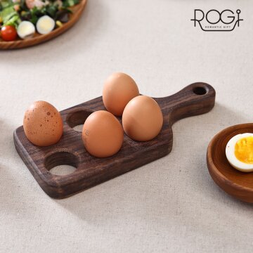 로기 월넛 핸들에그홀더 6구