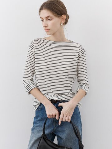 TG_Soft basic long sleeve top_3color
