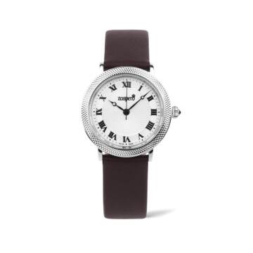 자스페로 스위스 여성 에스트레모 가죽 시계 EG101-76.LC 스와로브스키 크리스탈