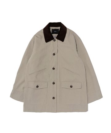 카라 하프 워크자켓 (베이지)