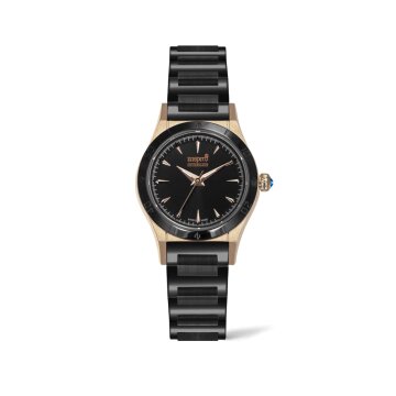 자스페로 스위스 여성 스포티보 메탈 시계 SG405-71 블랙+로즈골드