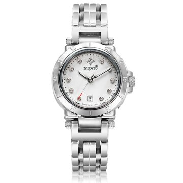 자스페로 스위스 여성 모데르노 메탈 시계 MG201-77 스와로브스키 크리스탈