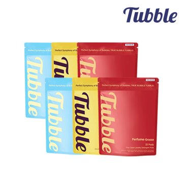 [터블] 트루클린 캡슐 세탁세제 혼합 6종(아쿠아블루, 퍼퓸미모사, 퍼퓸그라스) 35P x 6개