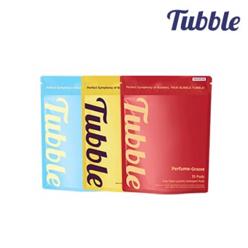 [터블] 트루클린 캡슐 세탁세제 혼합 3종(아쿠아블루, 퍼퓸미모사, 퍼퓸그라스) 35P x 3개