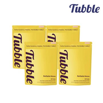 [터블] 트루클린 퍼퓸 캡슐 세탁세제 퍼퓸미모사 (35P x 4개)