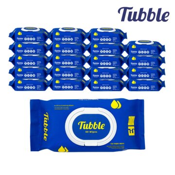 [터블] 파워클린 다목적 세정티슈 (60매 x 20개)