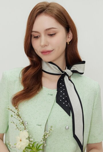 칼린 아몬드 실크 방도 스카프 S7529S301