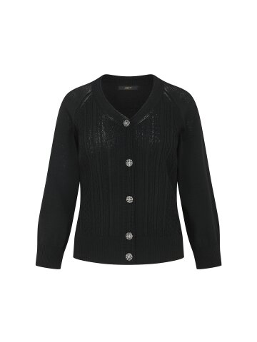 케이블 쥬얼 버튼 브이넥 가디건 