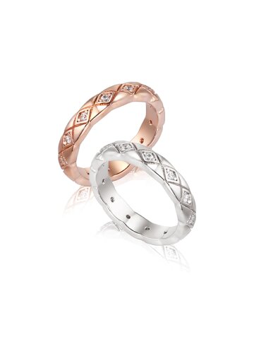 퀼팅 스톤 포인트 반지 GIBRWR001