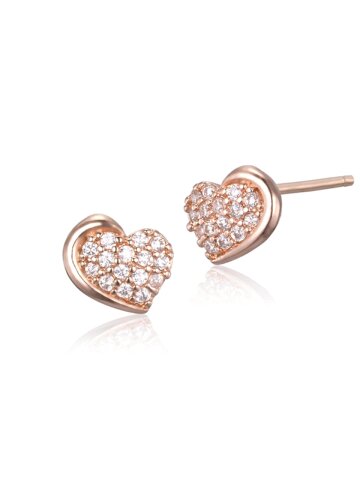 14K GF 언발 하트 귀걸이 C24EGF220