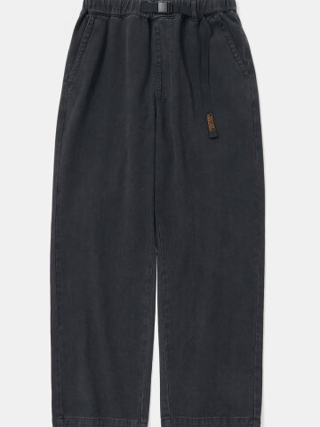 COLUMBIA TRAJAN LABEL BELTED ALL-ROUND DENIM PANTS 블랙데님
