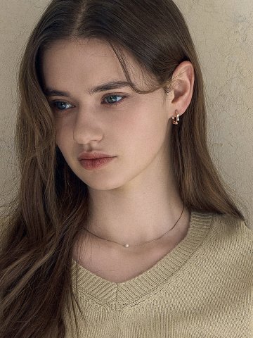 [실버925] 스터드 원터치 이어링 STJ-EA1697