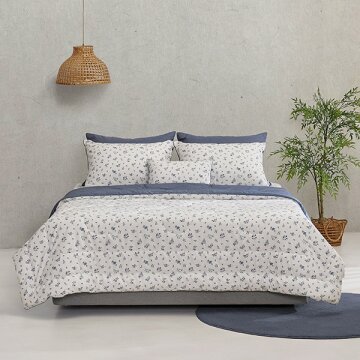 [알레르망] 헤브 차렵이불 Q 3종세트 네이비