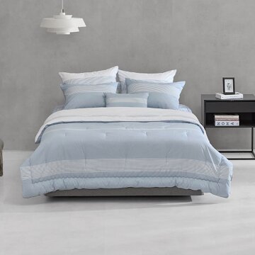 [알레르망] 파운드2 차렵이불 D 7종세트 블루