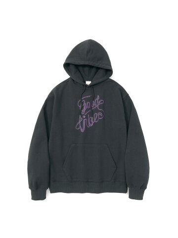 GOOD VIBES HOODY GREY
