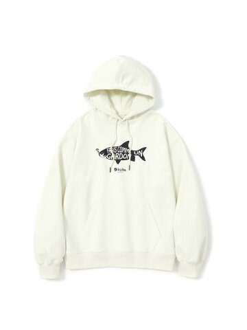 FISH HOODY IVORY