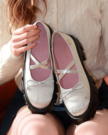 크라마 새틴 메리제인 플랫폼 로퍼_R803