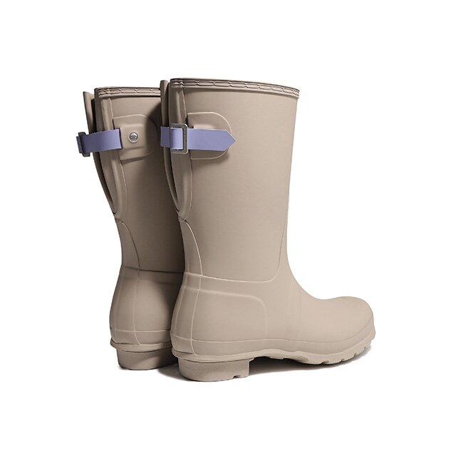 [WOMEN] 오리지날 백 어드저스터블 숏 레인부츠 - 스키밍스톤 WFS1013RMASFT