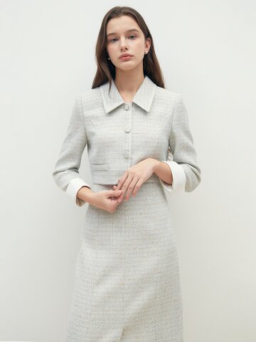 커프스 재킷 A라인 원피스 