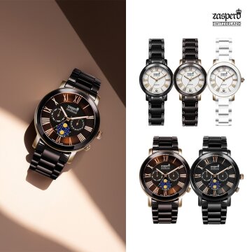 자스페로 클라시코 여성 세라믹/메탈시계 CG501