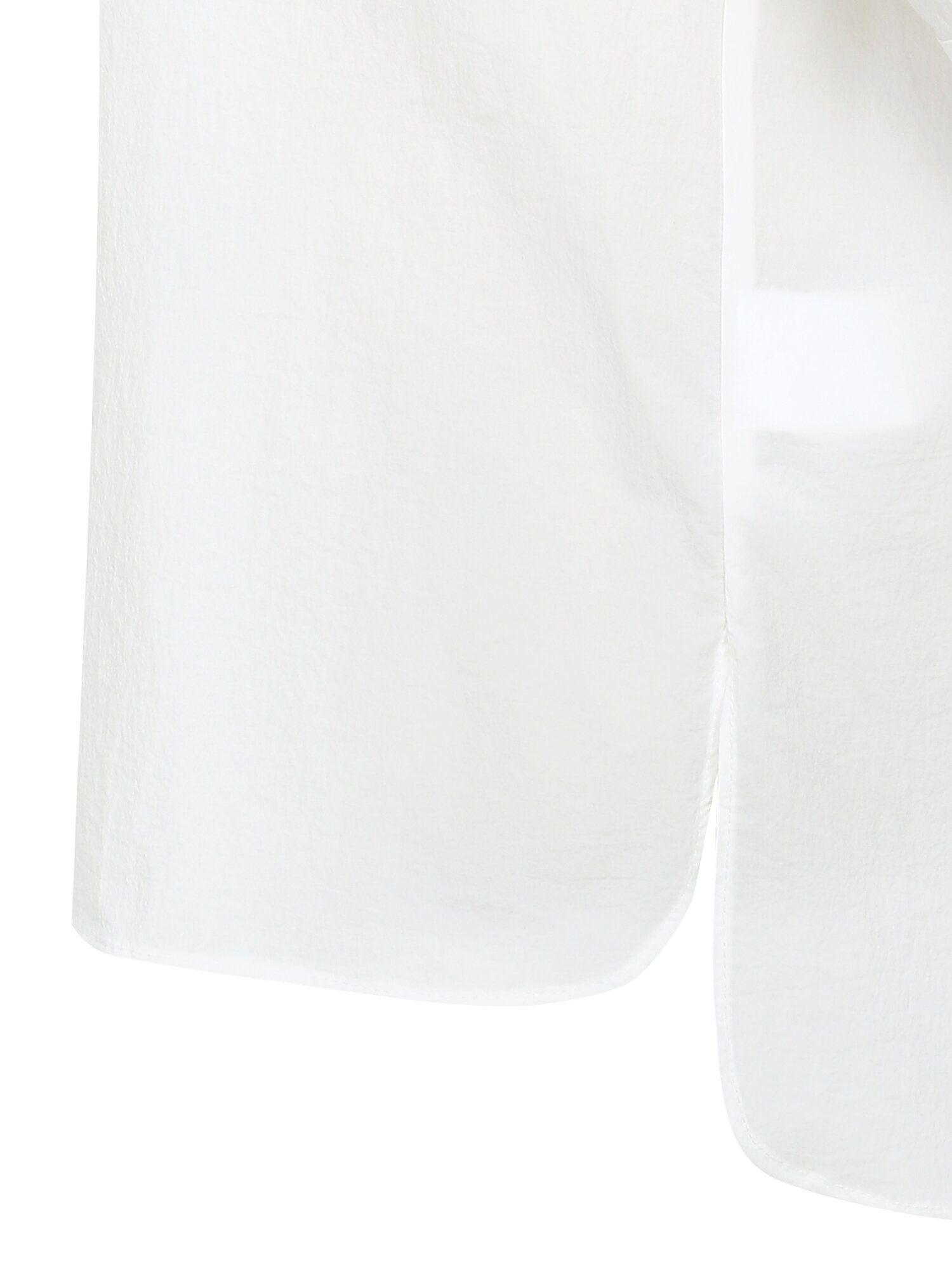 볼륨 슬리브 튜닉 블라우스 (WHITE)