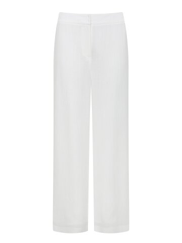 백 밴딩 와이드 일자핏 팬츠 