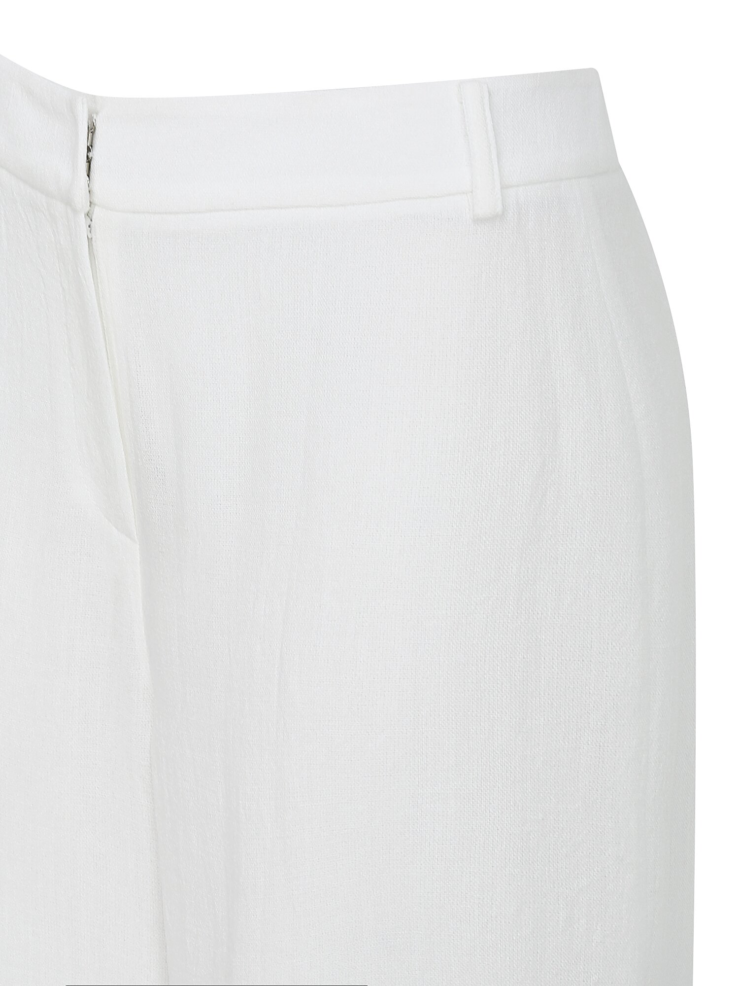 백 밴딩 와이드 일자핏 팬츠 (WHITE)