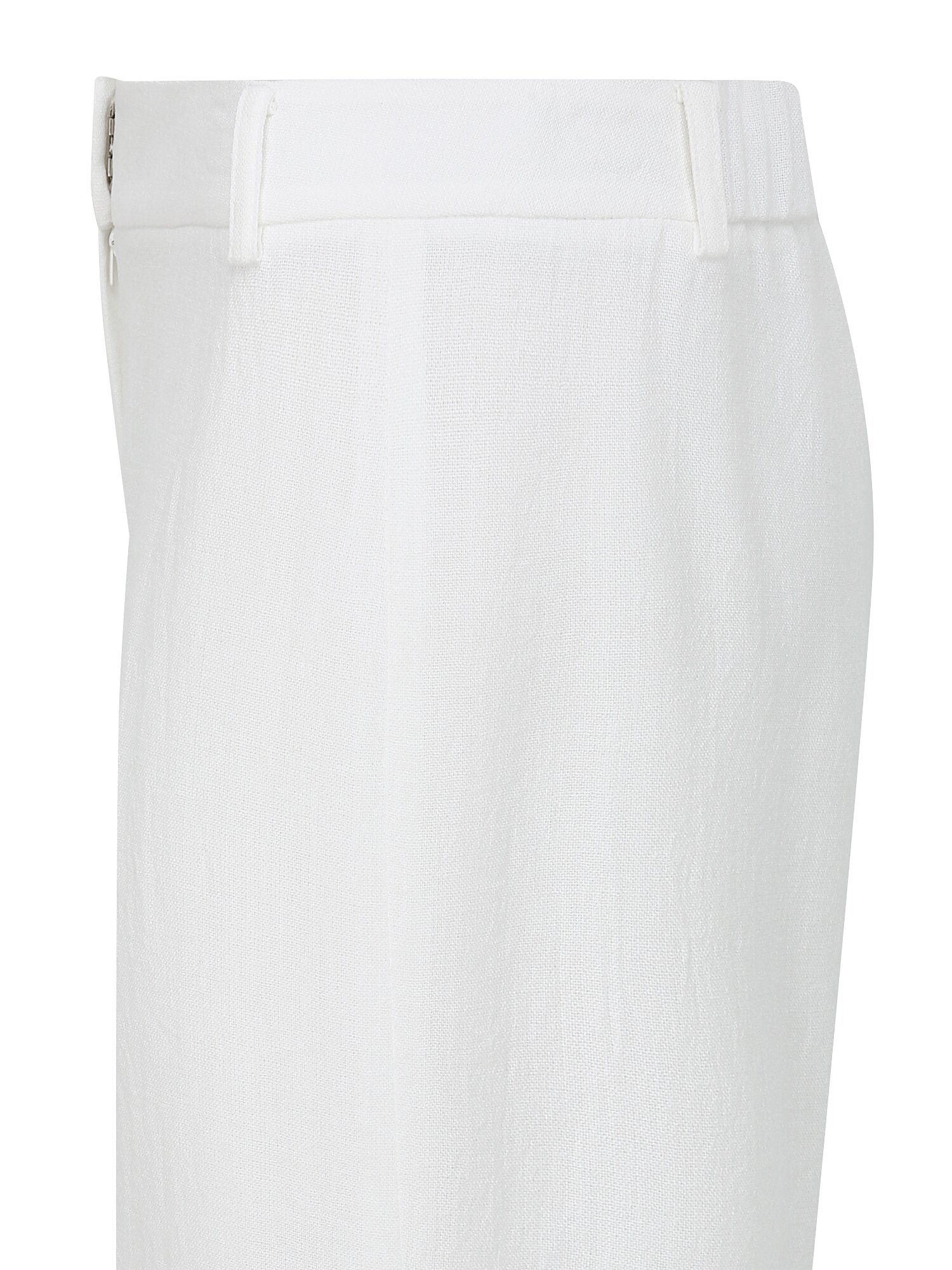 백 밴딩 와이드 일자핏 팬츠 (WHITE)