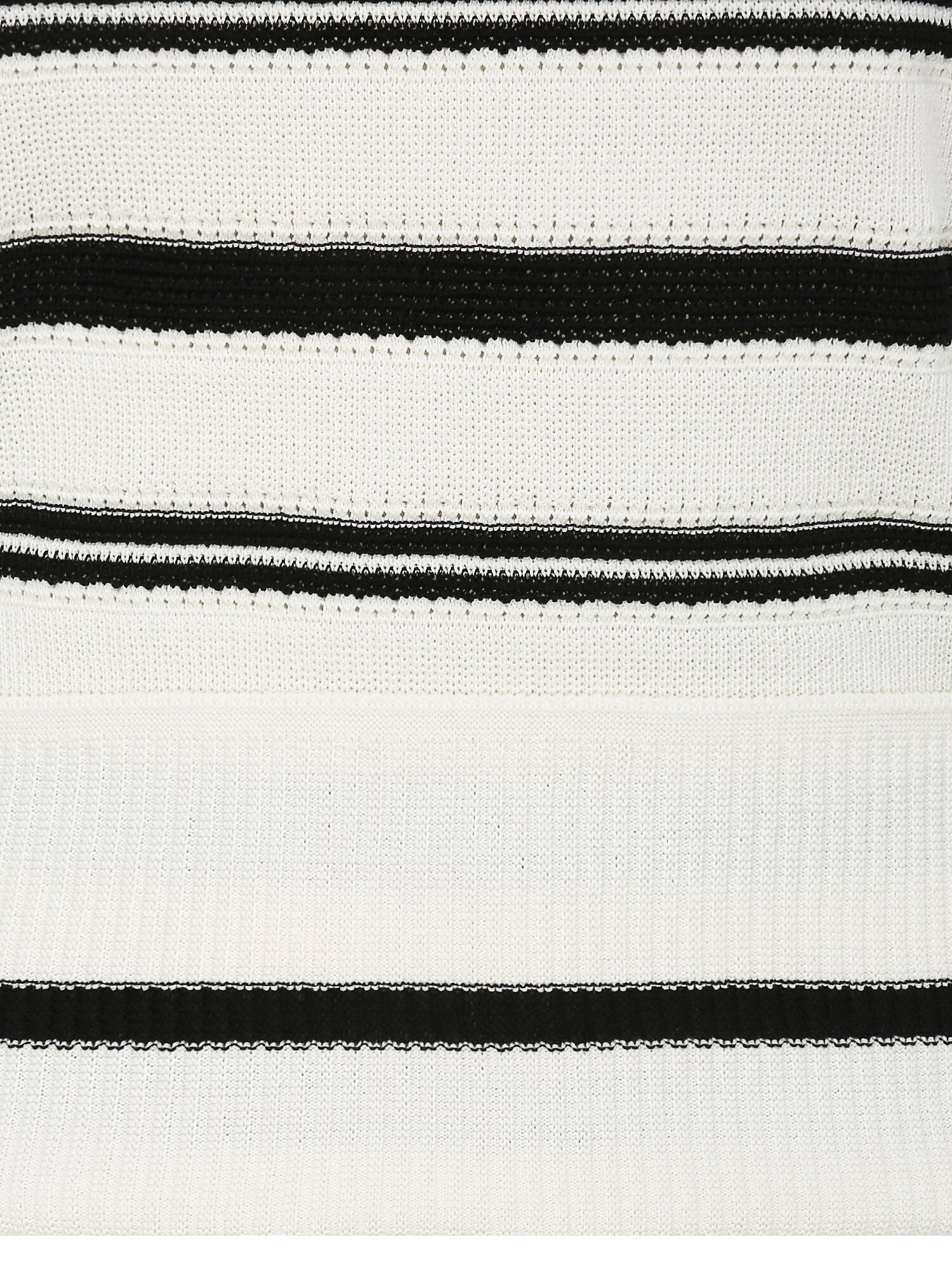 스트라이프 홀가먼트 풀오버 니트 (STRIPE BLACK)