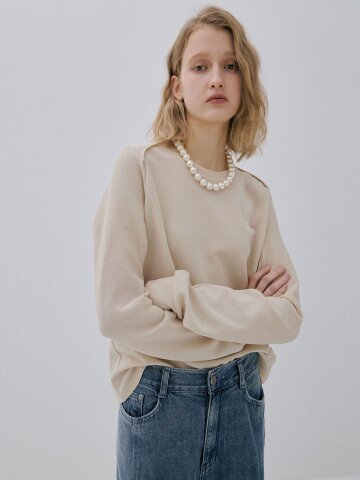 BOLERO LAYERED T-SHIRTS - BEIGE