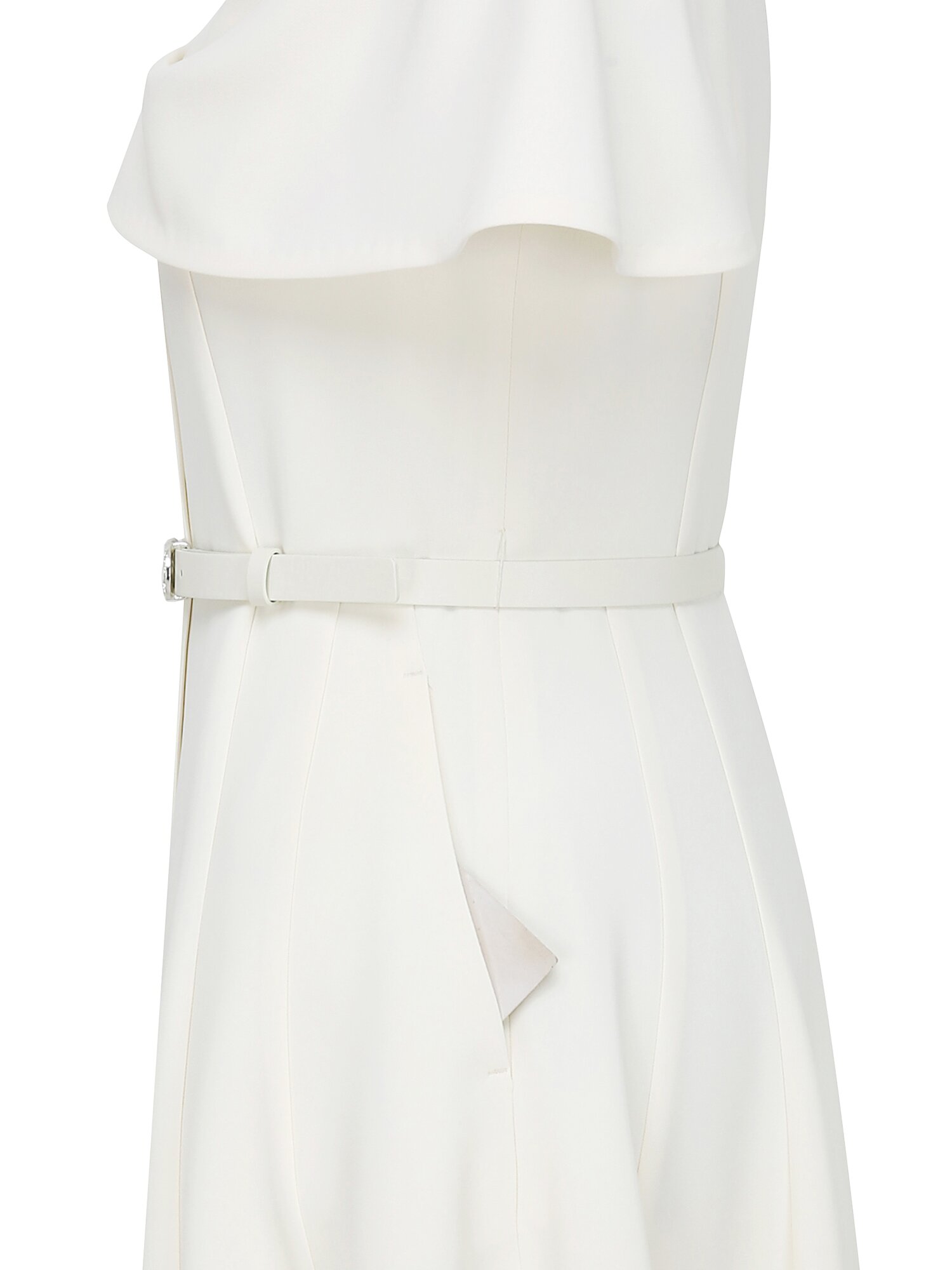 케이프 레이어 플레어 원피스 (CREAM)