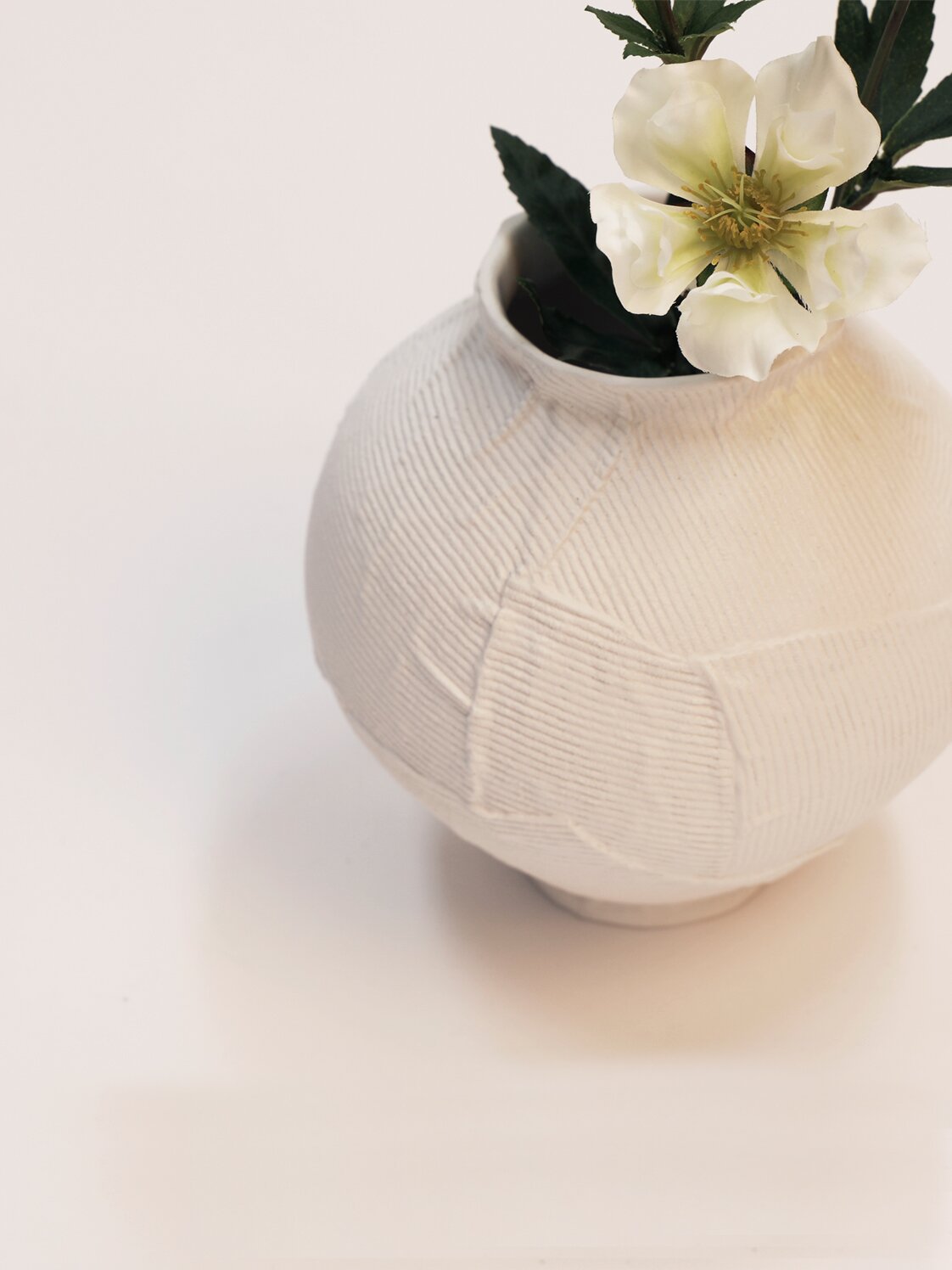 cozy moonjar vase