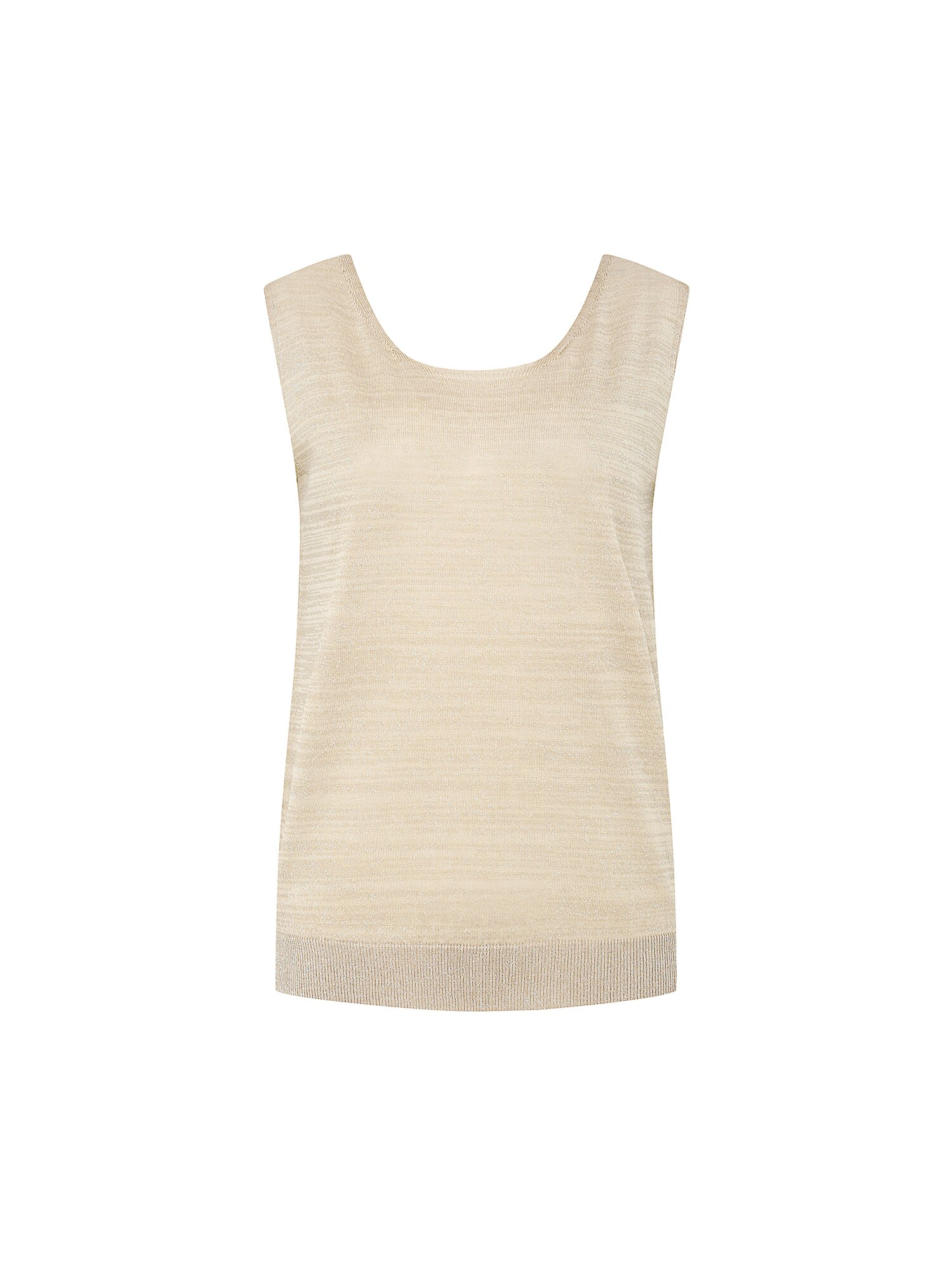 글리터 레이어드 니트 +니트 세트 (BEIGE)